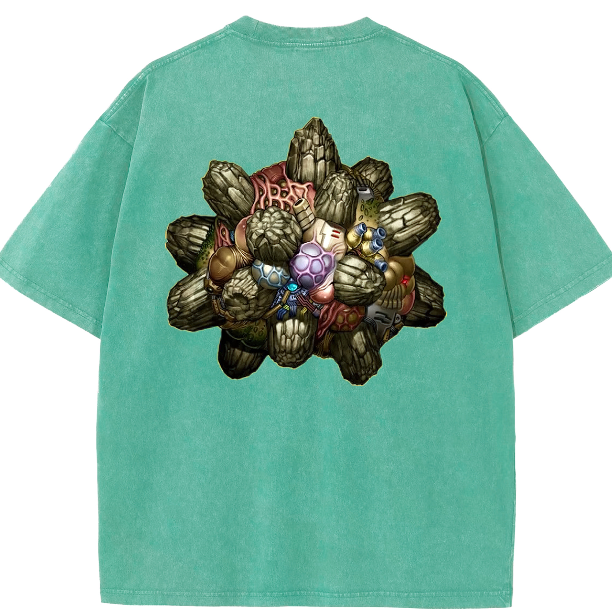 （画像用） 遊☆戯☆王 Yu-Gi-Oh! 綿100% ヴィンテージ風 半袖Tシャツ（背面プリント）